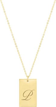 Set & Stones Stella Initial Necklace