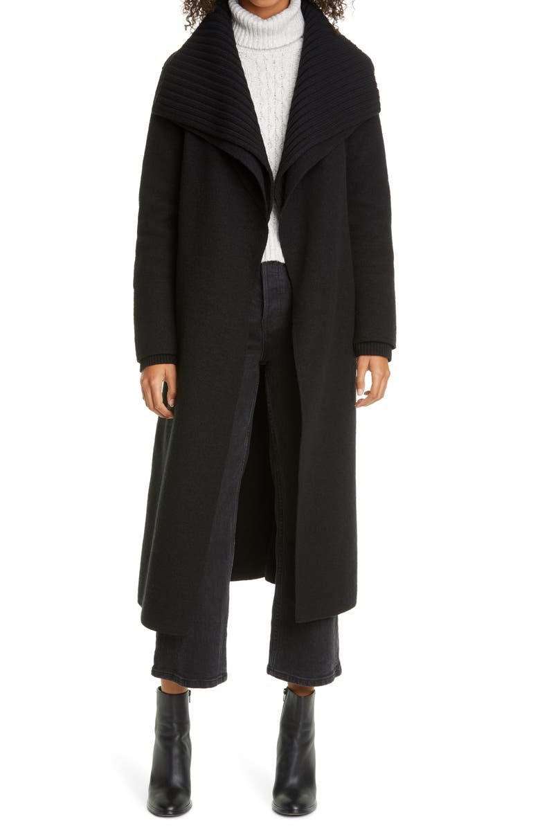 Line Maryn Wool Blend Wrap Coat, Main, color, 