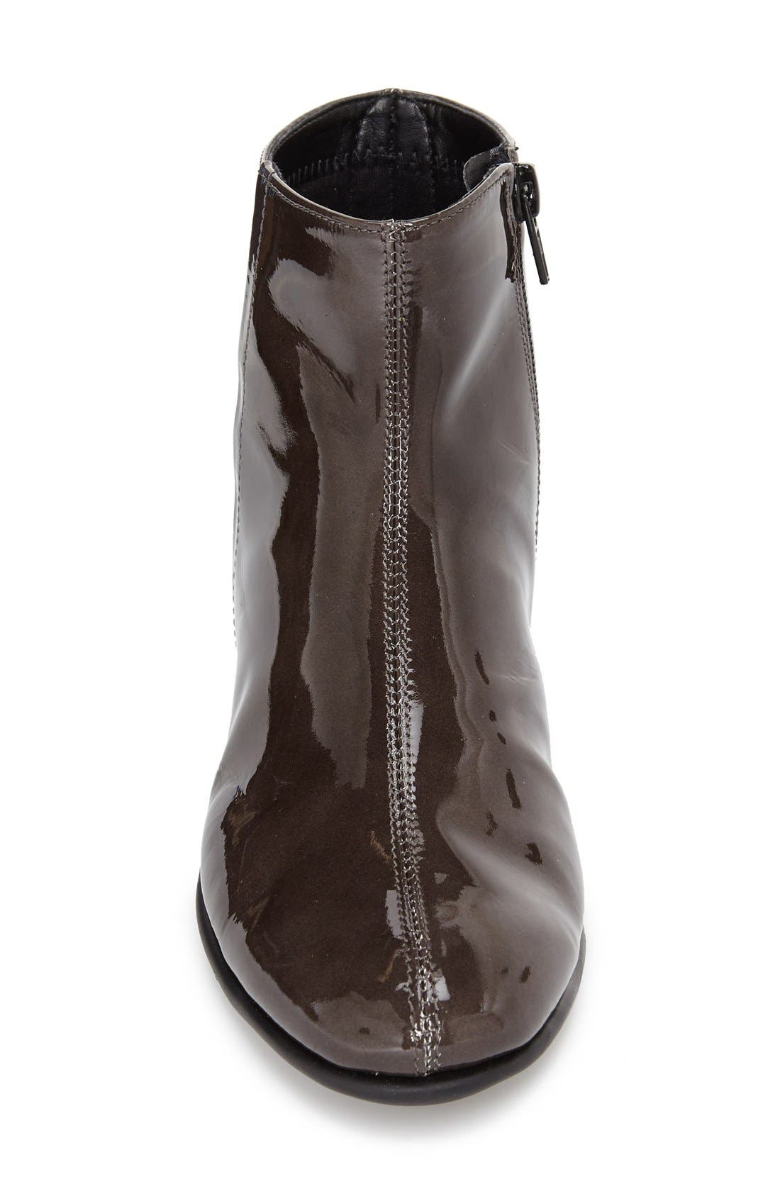 'Labyrinth' Bootie, Alternate, color, PHANTOM PATENT LEATHER