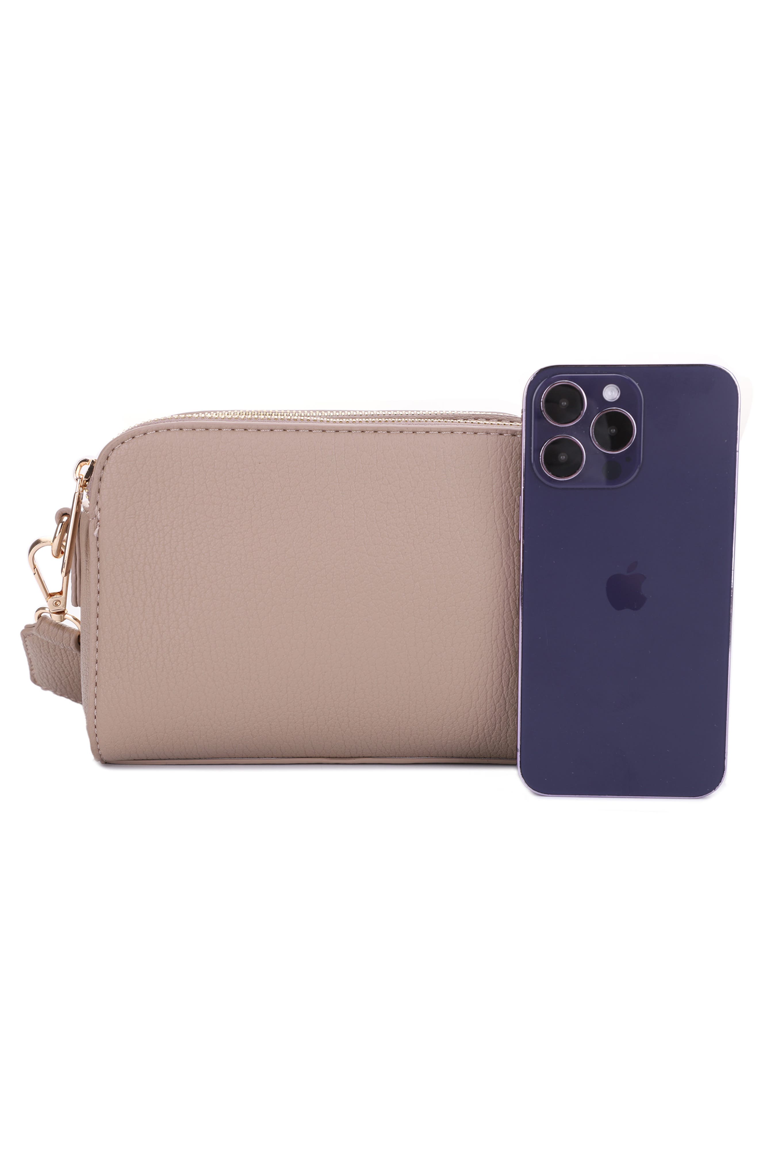 Zahara Crossbody Bag, Alternate, color, TAUPE/TRI