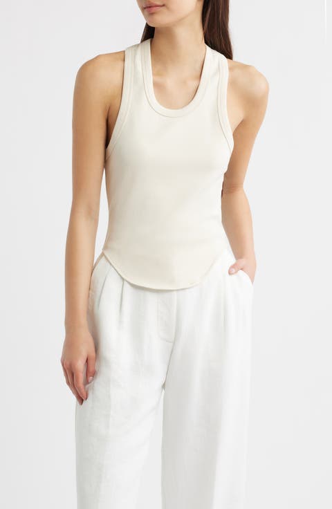 Elin Stretch Cotton Jersey Tank