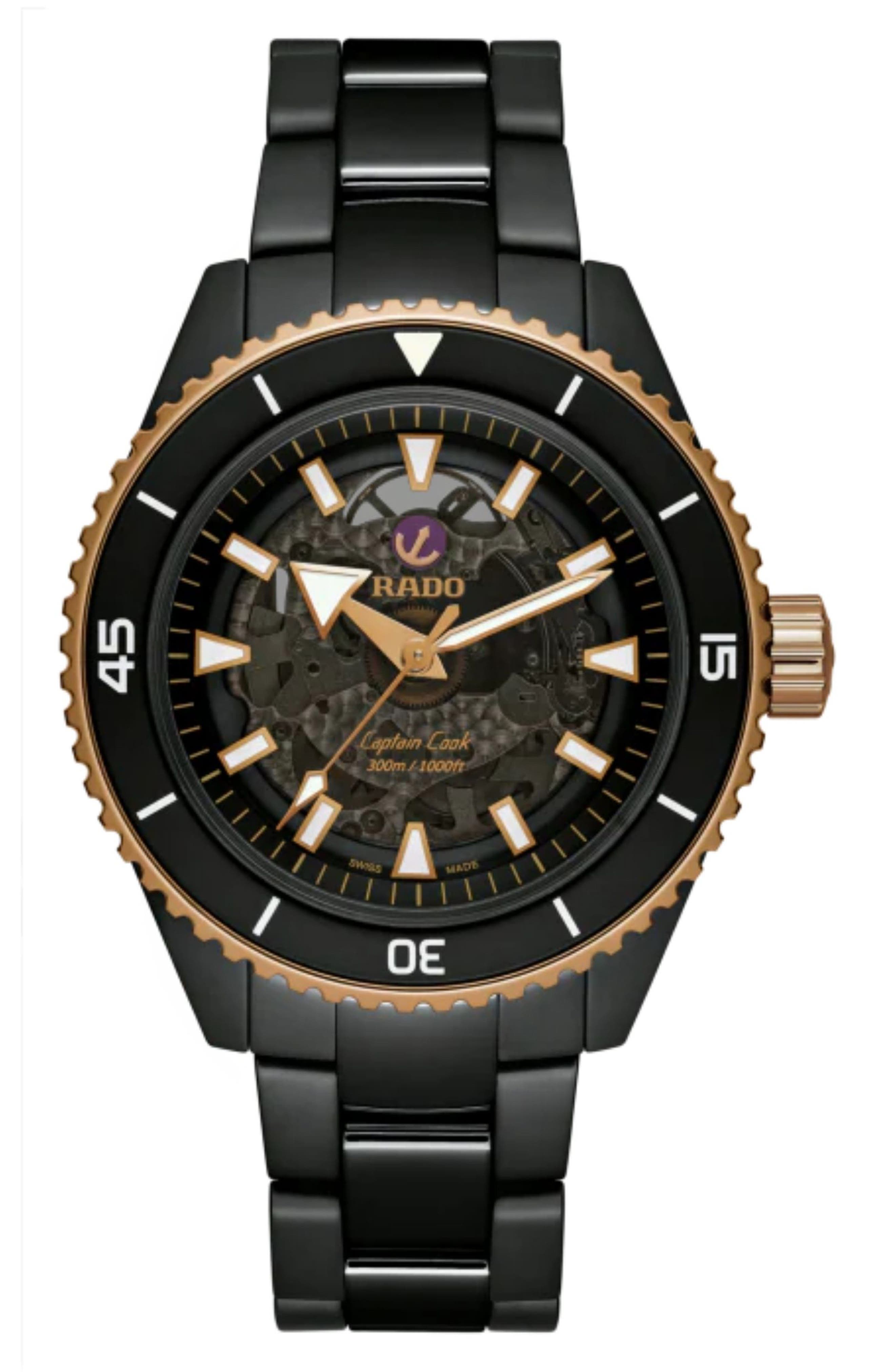 selected ROSE GOLD/ BLACK