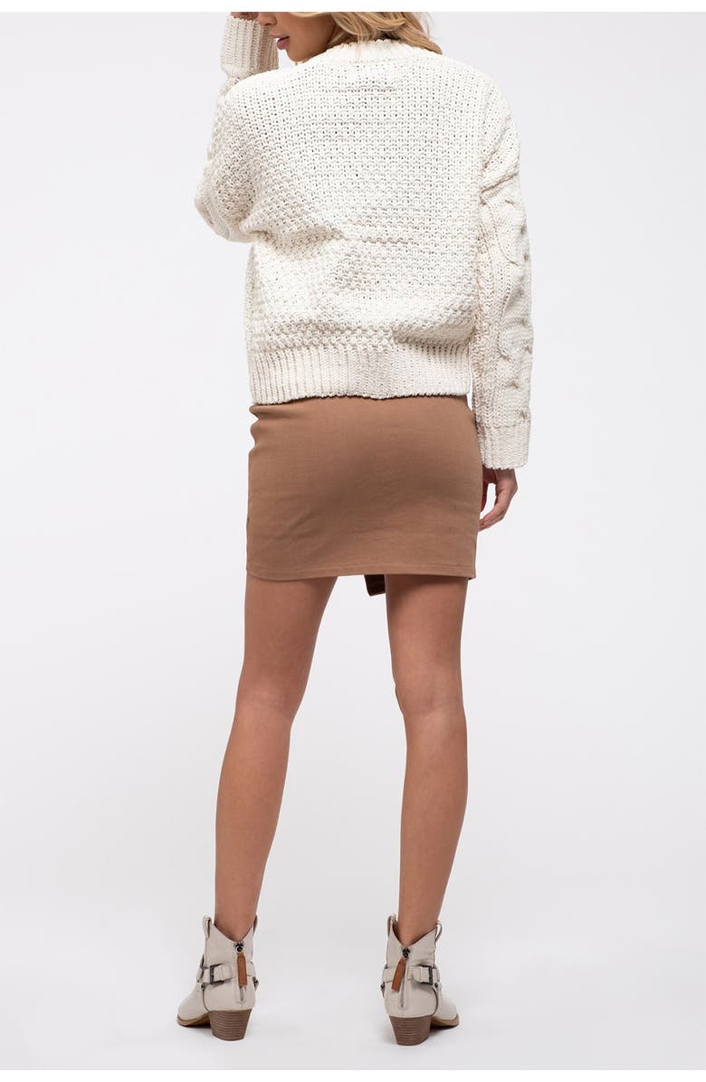 J.O.A. Boxy Cable Knit Sweater, Main, color,