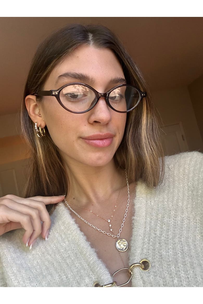 Miley Lariat Necklace, Alternate, color, Gold