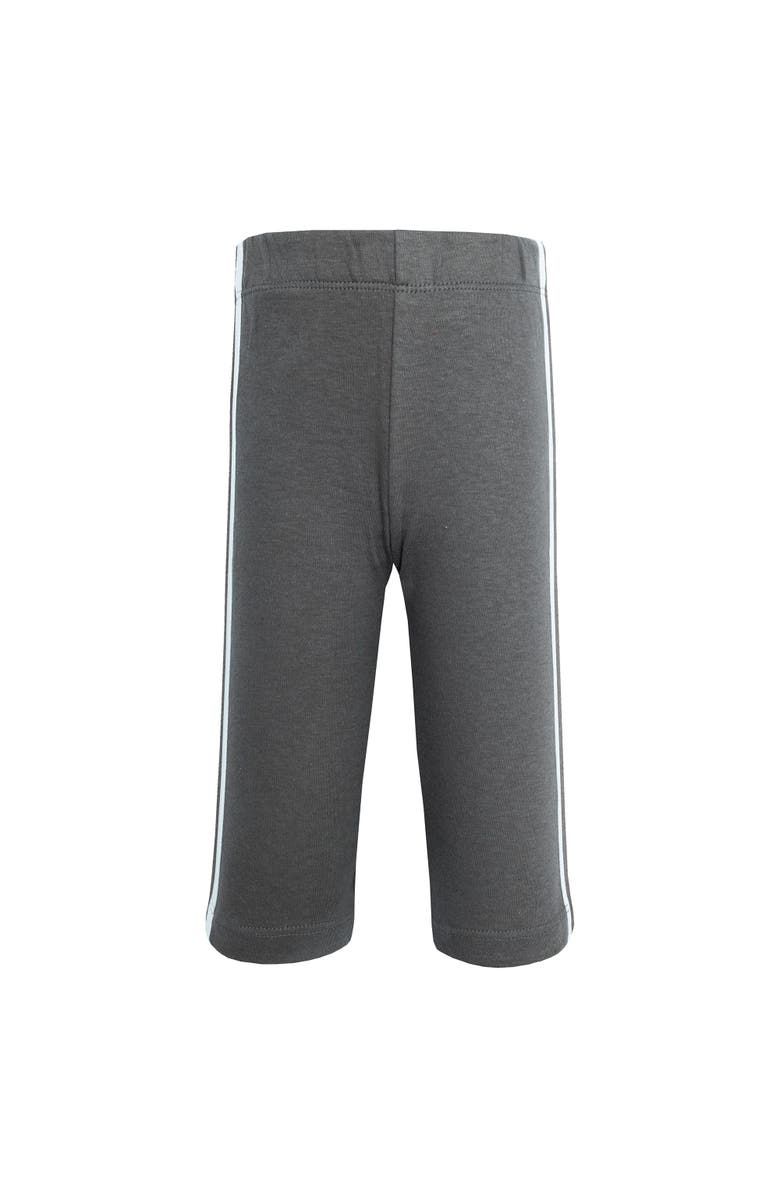 Hudson Baby Cotton Athletic Pants 4Pk, Alternate, color, Fuchsia Black