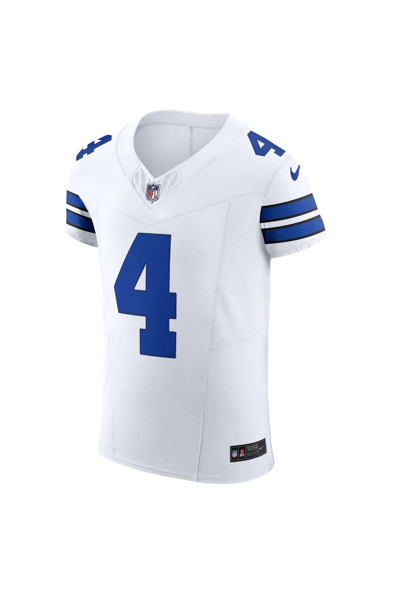 Men's Nike Dak Prescott White Dallas Cowboys Vapor F.U.S.E. Elite Jersey, Alternate, color, White