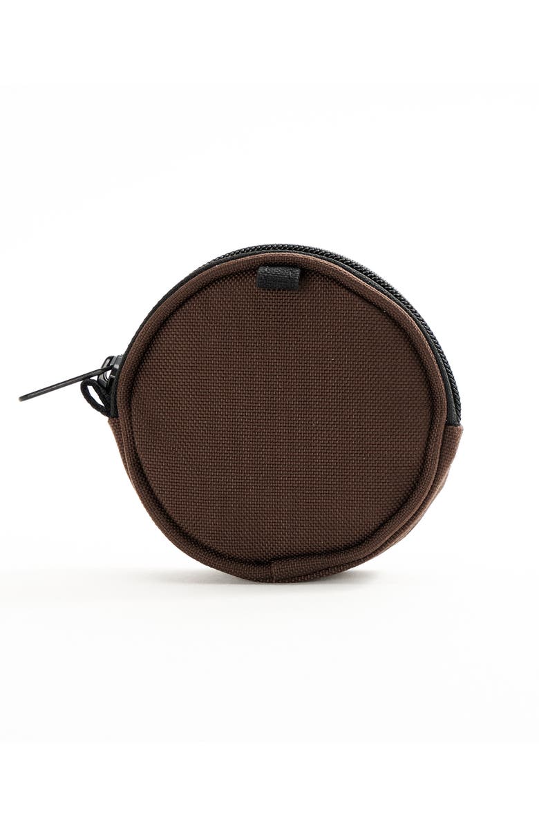 Manhattan Portage Ellington Circle Coin Purse, Alternate, color, Dark Brown