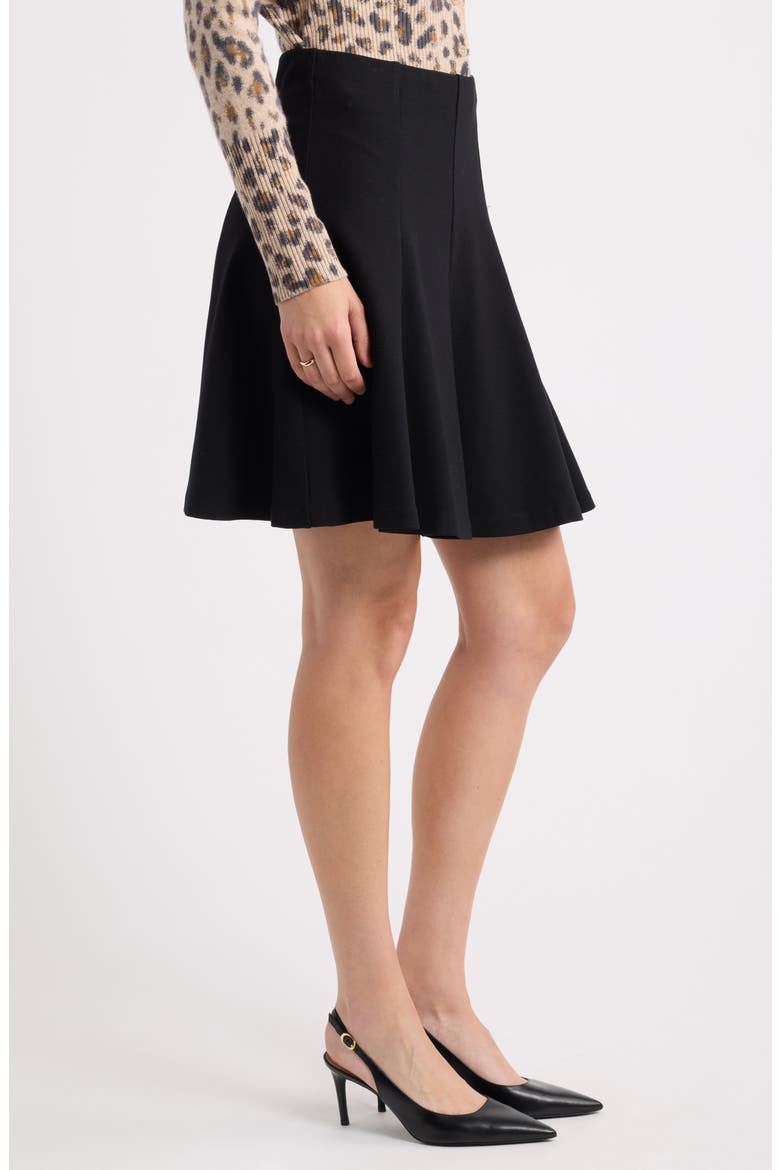Ponte Miniskirt, Alternate, color, BLACK