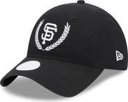 New Era Women's New Era Black San Francisco Giants Leaves 9TWENTY Adjustable Hat