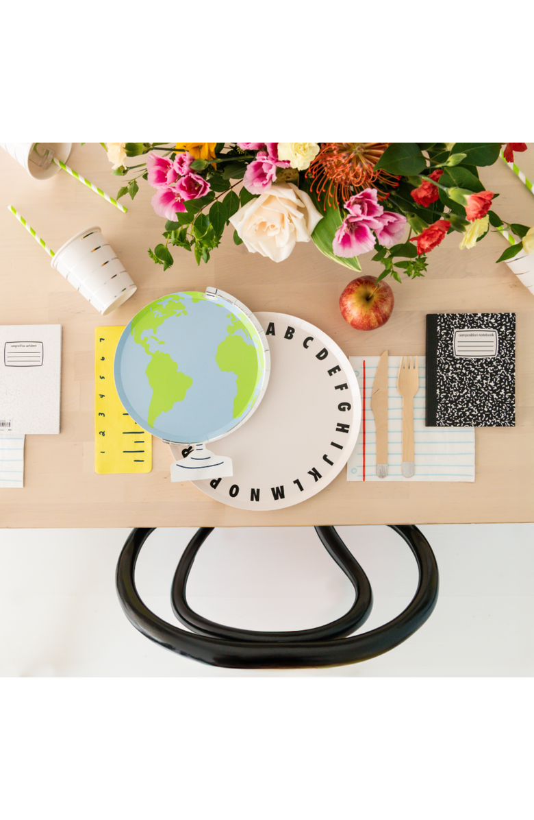 Daydream Society Smarty Pants "Ruler" Guest Napkins, Alternate, color, Assorted Pre-Pack