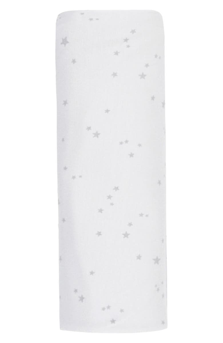 QUINCY MAE Stretch Modal Swaddle, Main, color, Fog