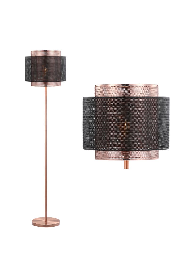 Tribeca Metal LED Floor Lamp, Main, color, Copper