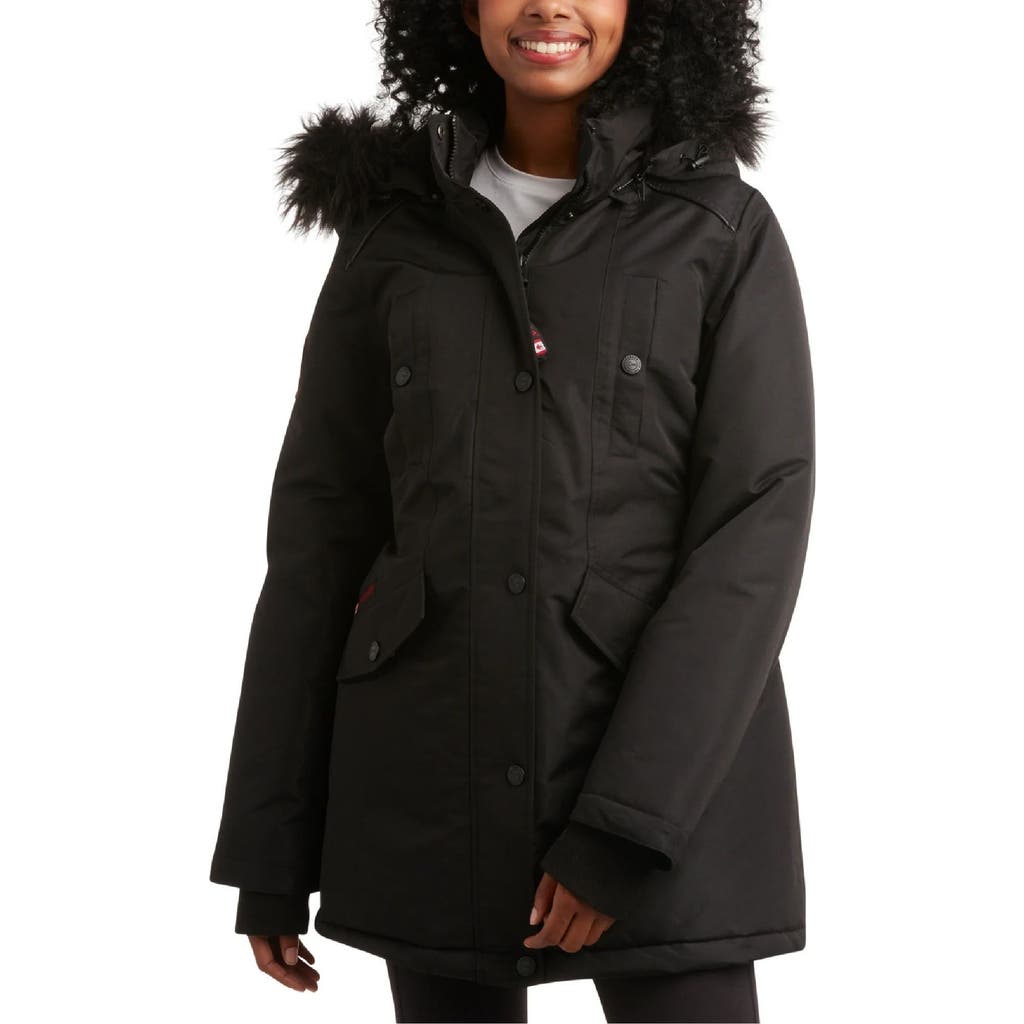 Canada Weather Gear Long Winter Jacket In Multi