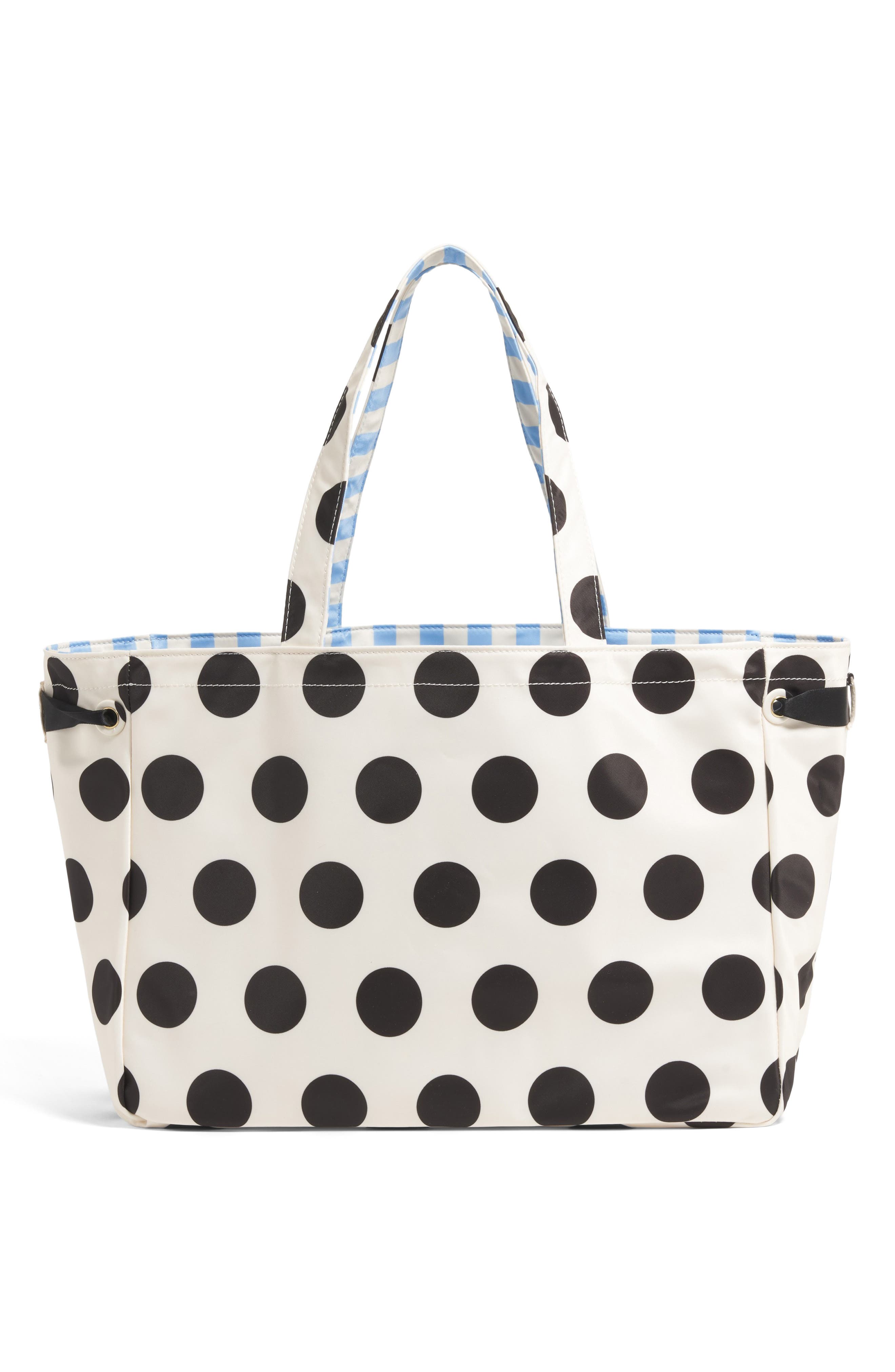 Stoney Clover Lane Medium Everything Reversible Tote, Alternate, color, Periwinkle Stripes