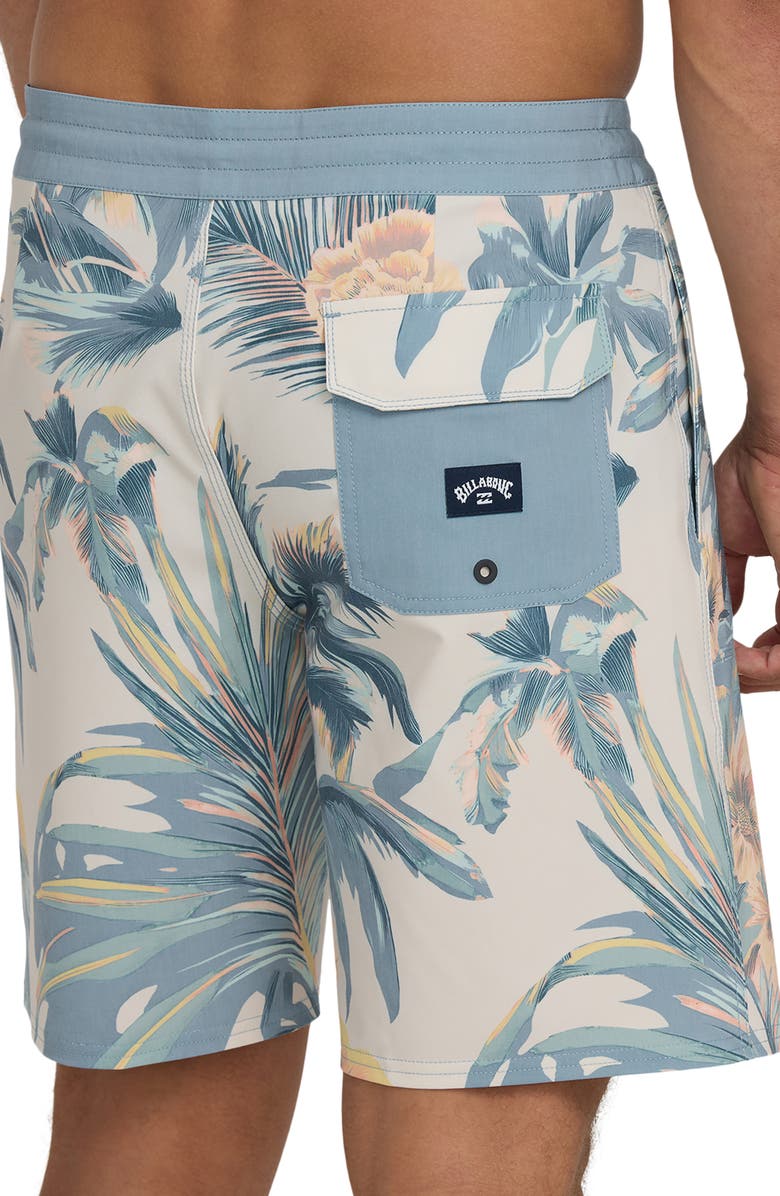 Billabong Sundays Print Swim Shorts, Alternate, color, Blue Horizon