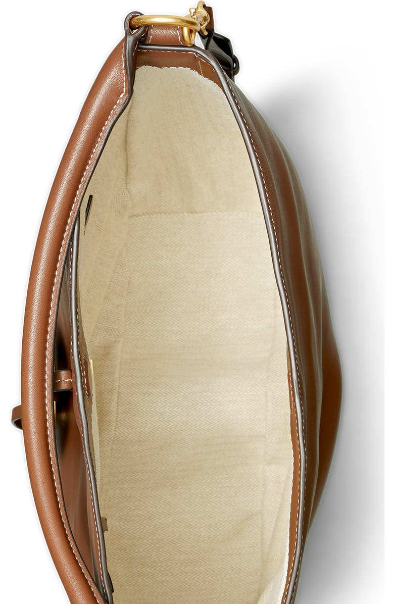 Tory Burch Miller Leather Hobo Bag, Alternate, color,