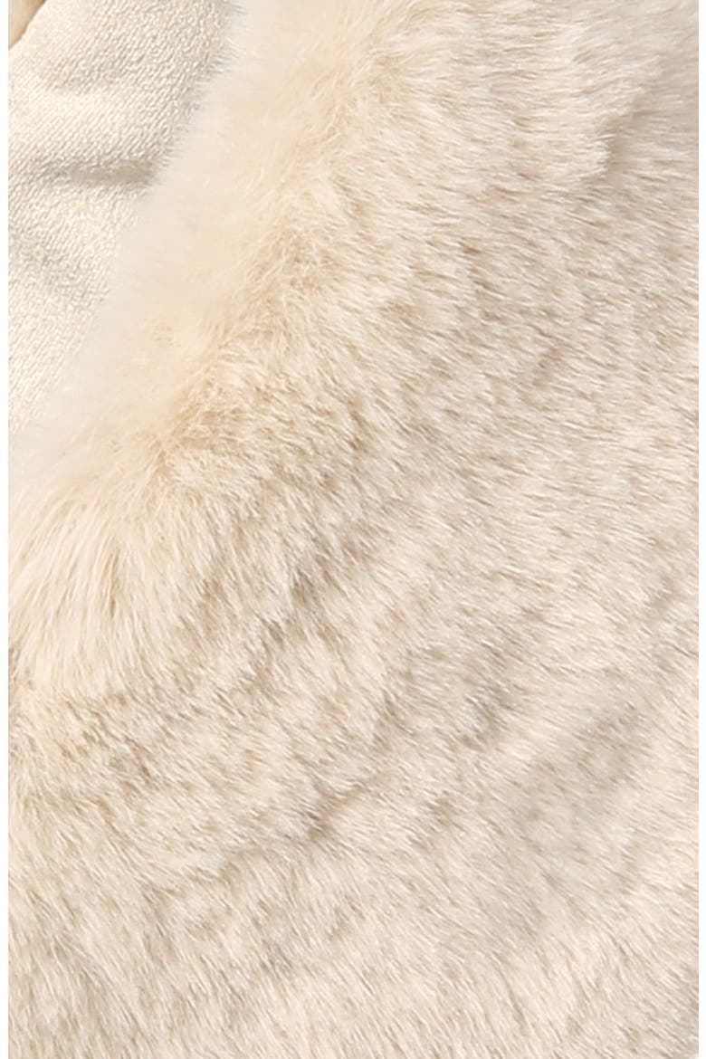 Eleni Faux Fur Headband, Alternate, color, LATTE