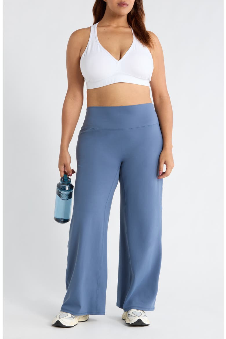 Zen High Waist Wide Leg Pants, Alternate, color, BLUE VINTAGE