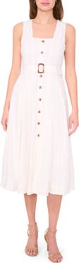 Halogen® Sleeveless A-Line Midi Dress