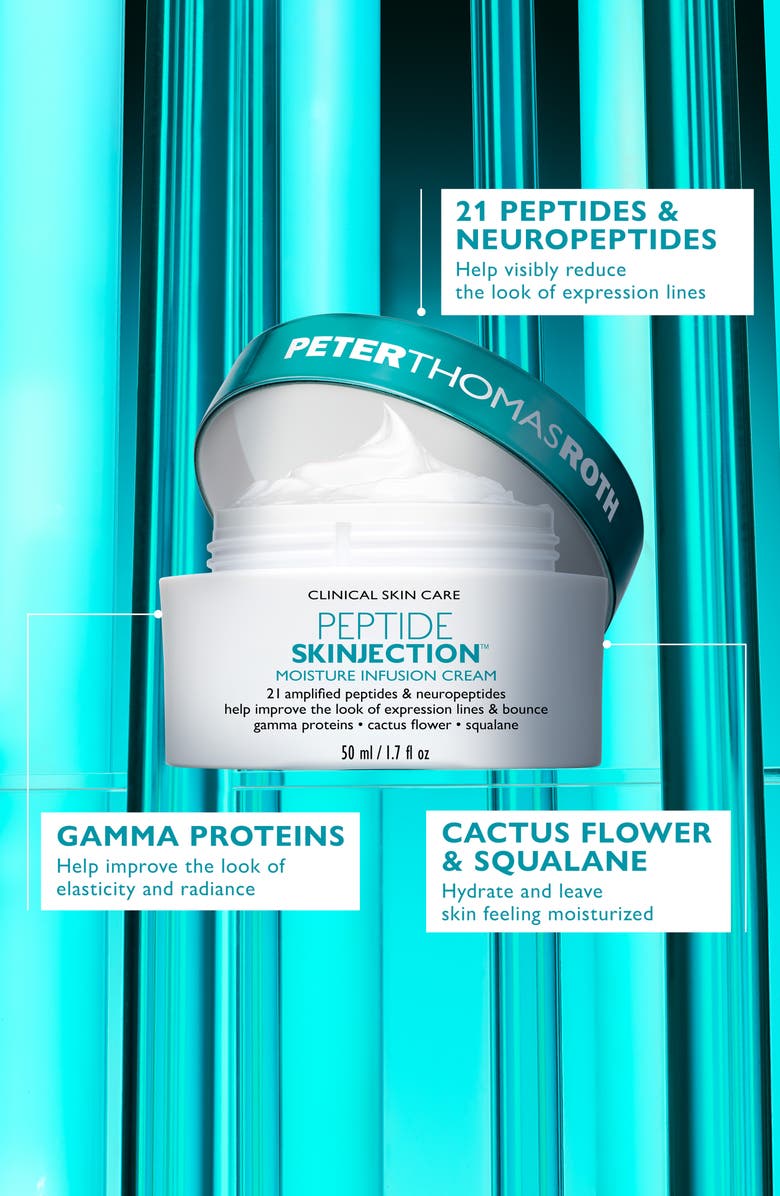 Peter Thomas Roth Peptide Skinjection<sup>™</sup> Moisture Infusion Refillable Cream, Alternate, color, Jar