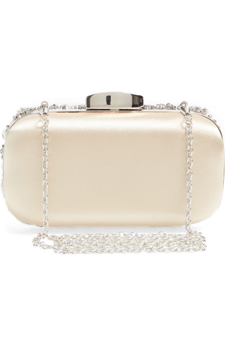 ZZDNU Natasha Couture Natasha Couture Crystal Embellished Frame Clutch, Alternate, color,