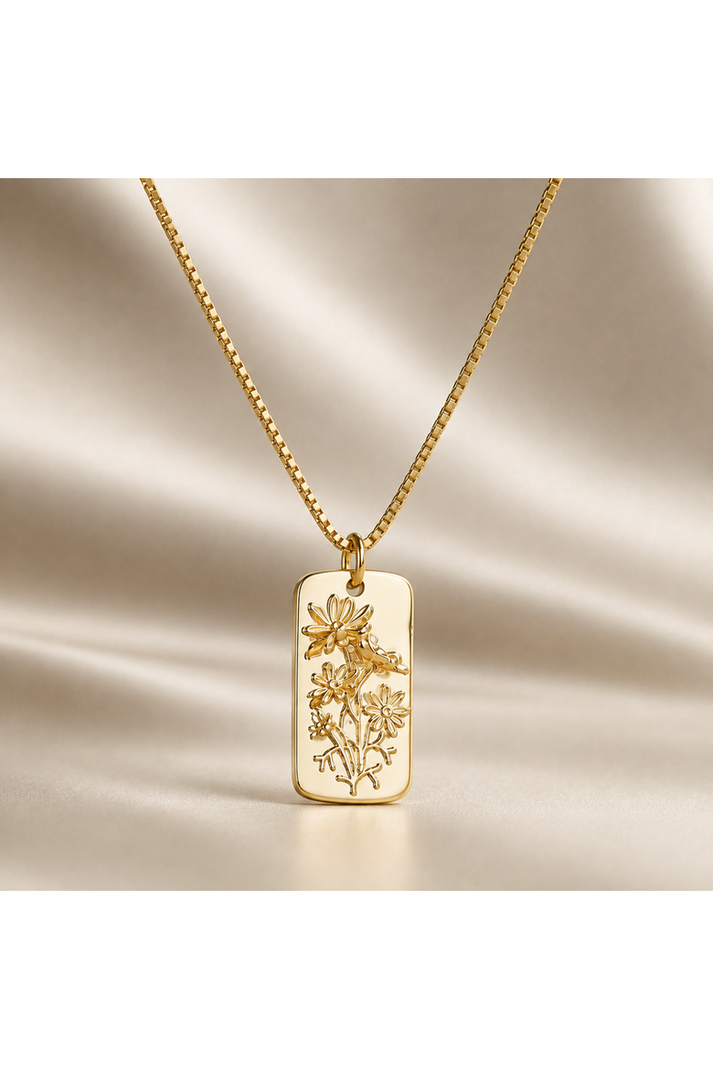 Blooming Grace Pendant, Main, color, Gold
