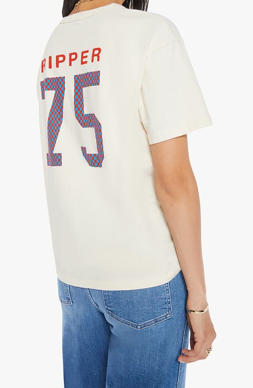 Shop Mother The Sleepover Stretch Cotton Graphic T-shirt In Let It Rip
