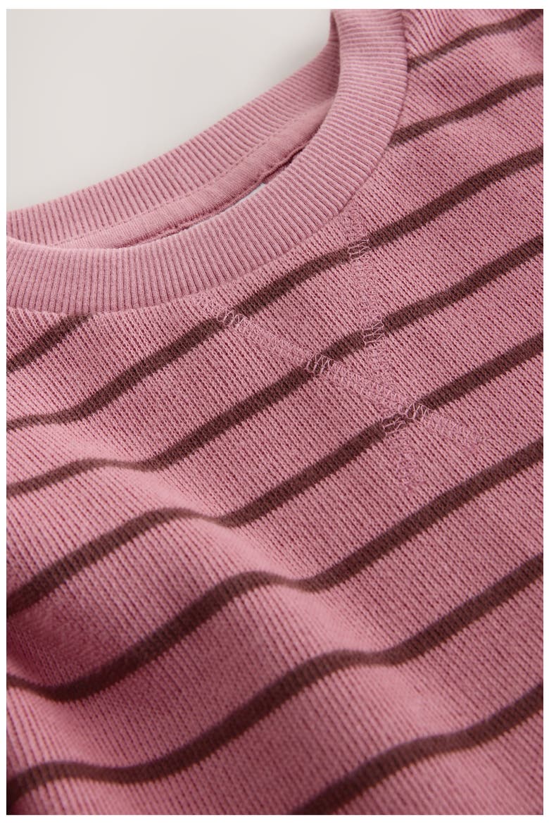 Kids' Stripe Sweatshirt Dress, Alternate, color, PINK