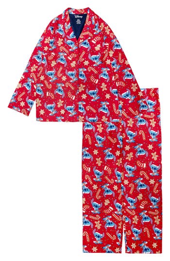Ame Disney® Lilo & Stitch Pajamas In Red