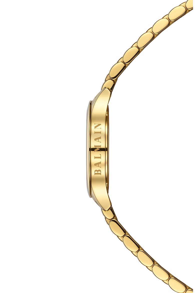 de Balmain Bracelet Watch, 25mm, Alternate, color, YELLOW GOLD PVD COATING