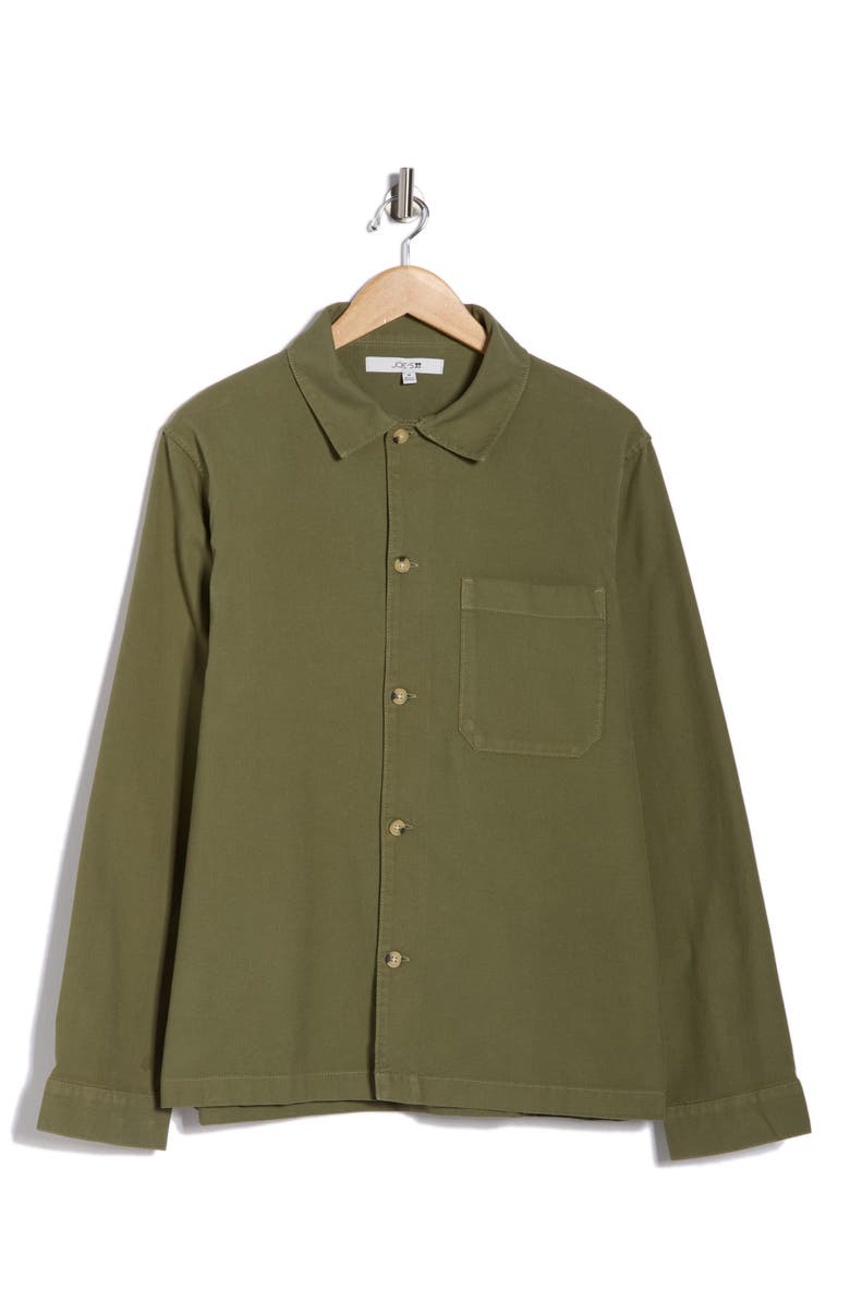Joe's Cotton Shirt Jacket, Main, color, Olive