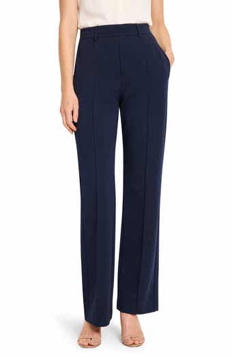 NIC+ZOE Pintuck Pleated Wide Leg Knit Pants