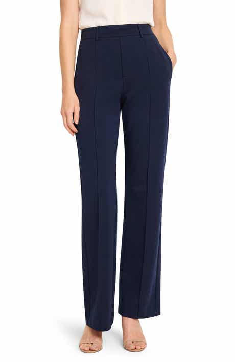 NIC+ZOE Pintuck Pleated Wide Leg Knit Pants