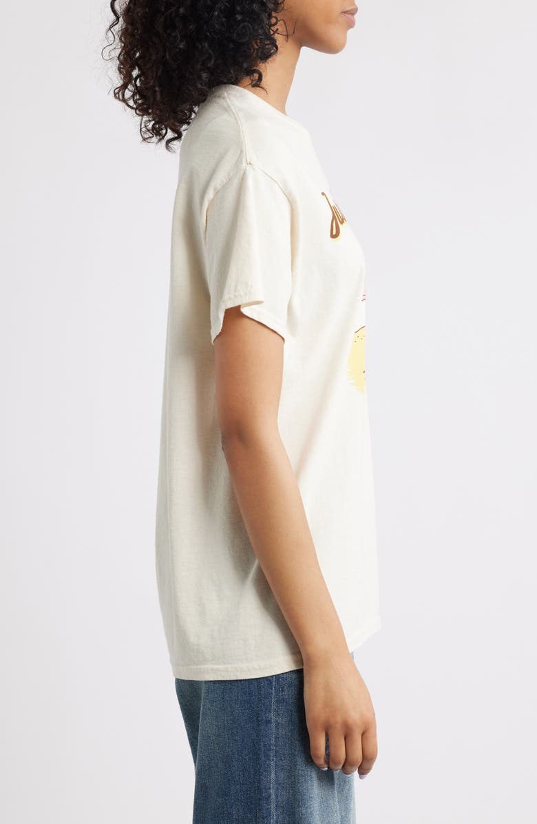 Vinyl Icons Peanuts<sup
®</sup
 Snoopy Just Chillin
 Cotton Graphic T-Shirt, Alternate, color, Marshmallow