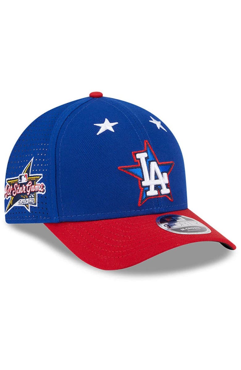 New Era Men's New Era Blue/Red  Los Angeles Dodgers 2025 MLB All-Star Game Workout 9FORTY M-Crown Adjustable Hat, Main, color, 