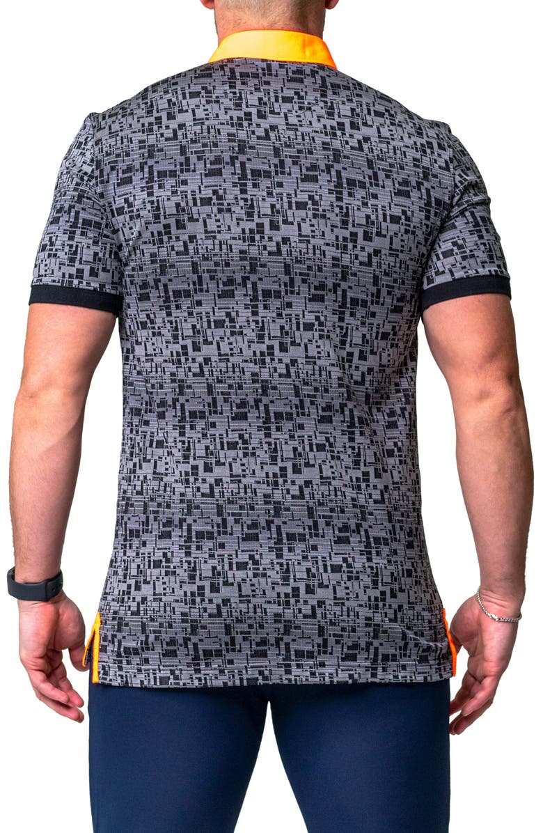 Maceoo Mozartraw Black Jersey Polo, Alternate, color, Black