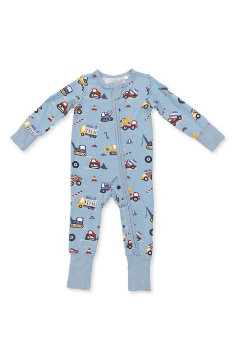 Kids' Crayon Construction Two-Way Zip Romper