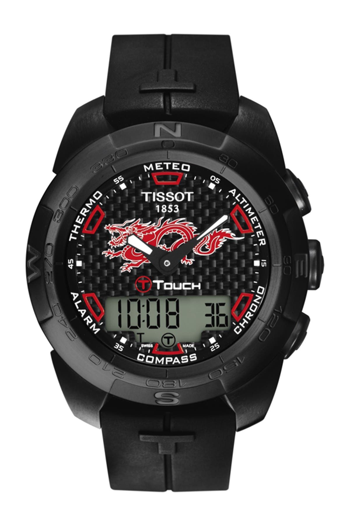 Tissot Men's T-Touch Expert Dragon Watch, 43.6mm
