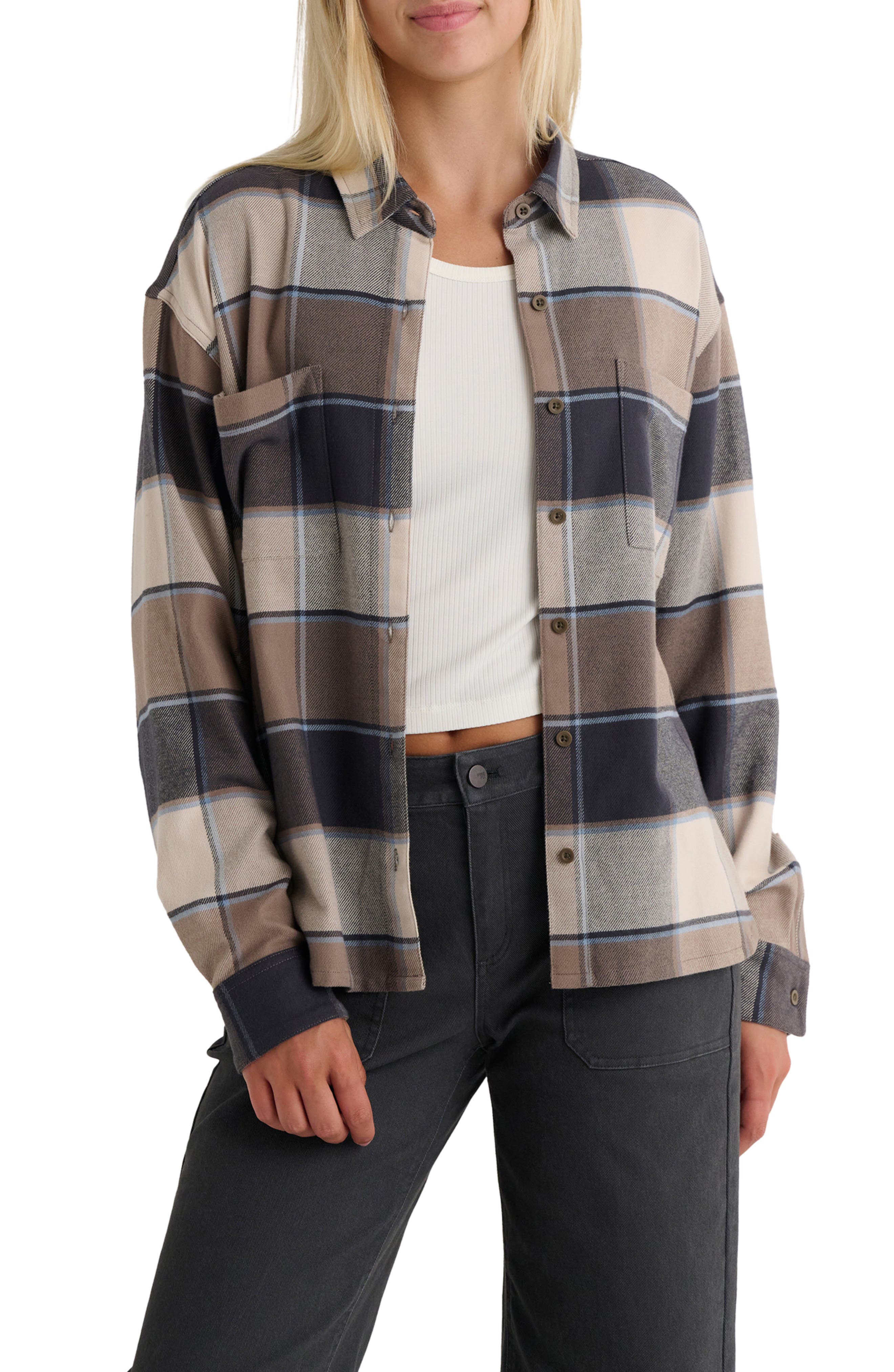 PLAID ANTHRACITE