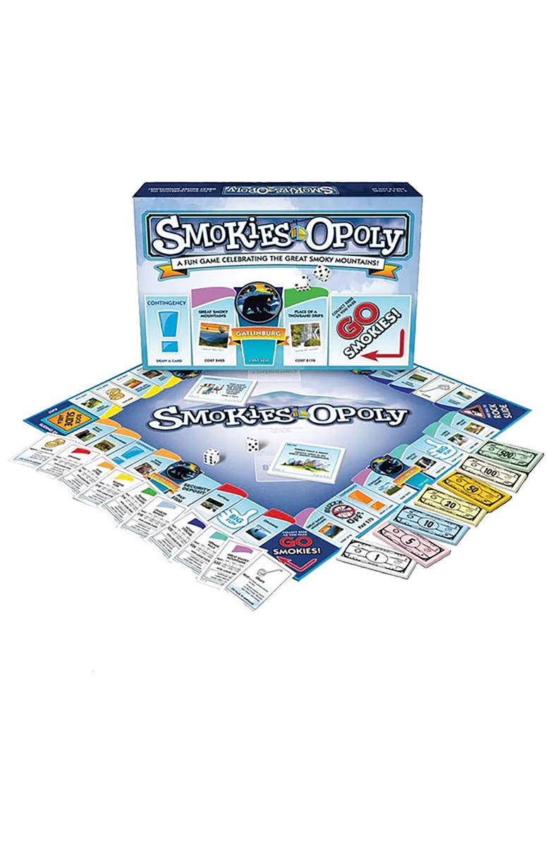 Late for the Sky Smokiesopoly Monopoly Board Game, Alternate, color, Multicolored