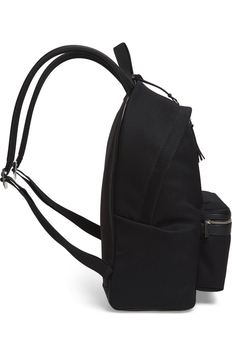 Saint Laurent City Canvas Backpack, Alternate, color,