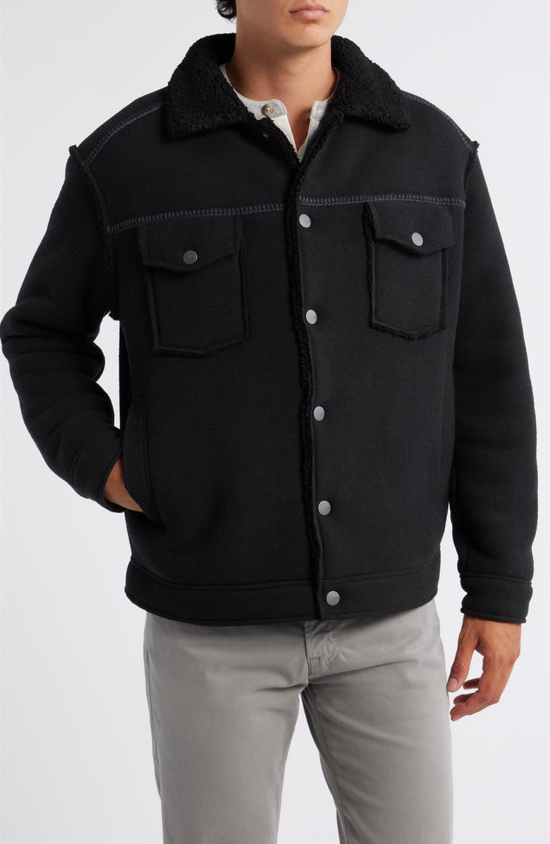 UGG<sup>®</sup> Janson UGGfluff Jacket II, Alternate, color, Black