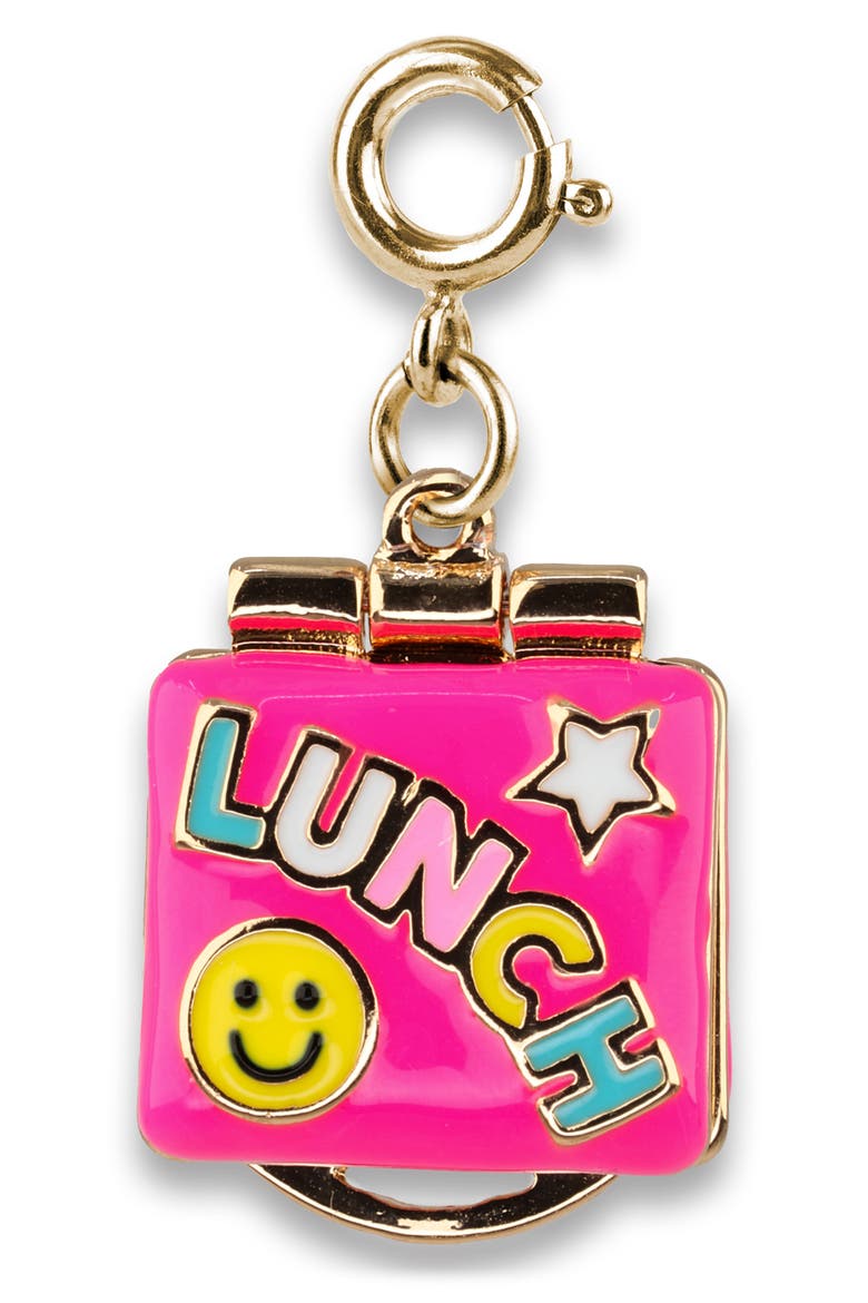 Kids' Lunch Box Charm, Main, color, PINK
