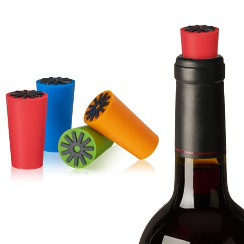 Starburst Silicone Bottle Stoppers