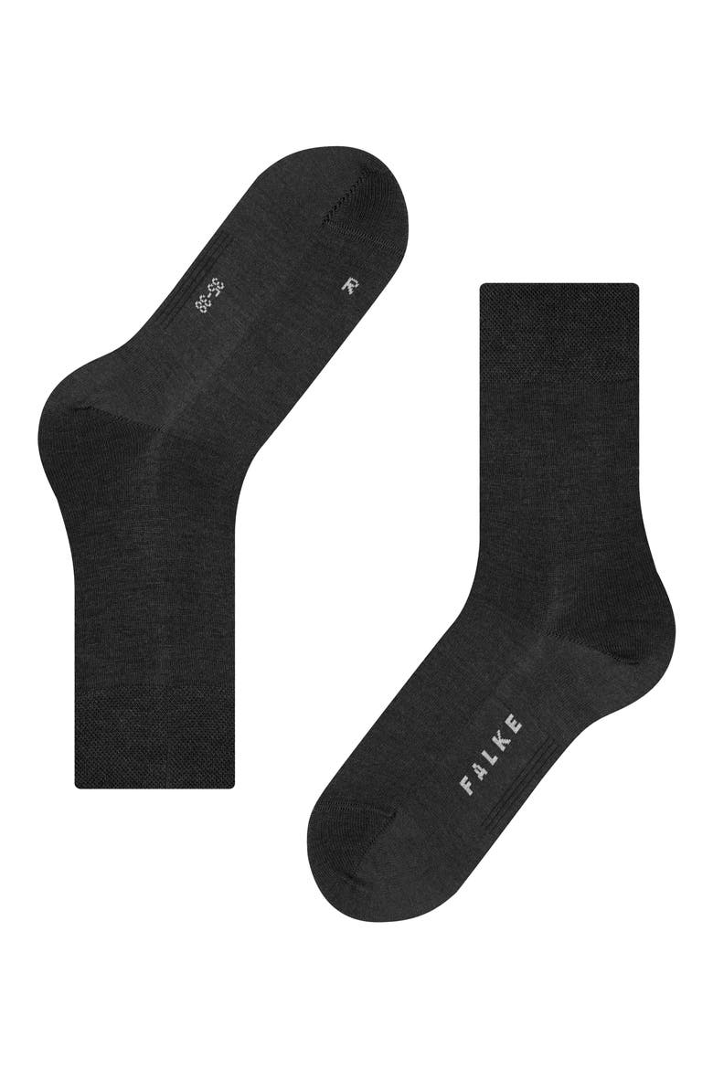 Sensitive New York Crew Socks, Alternate, color, BLACK