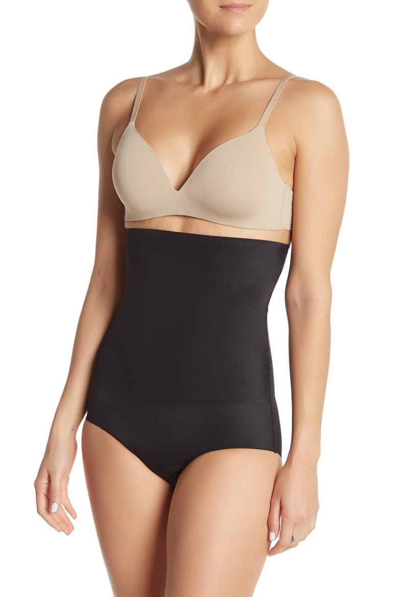 Ultra Smooth High Waist Briefs, Main, color, BLACK
