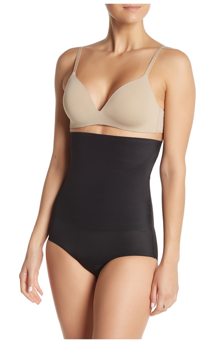 SKINNY GIRL Ultra Smooth High Waist Briefs, Main, color, Black