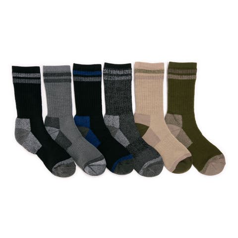 Heat Retainer Crew Socks 6 Pair Pack