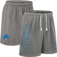 Nike Men's Nike Gray Detroit Lions Sideline Reversible Performance Shorts