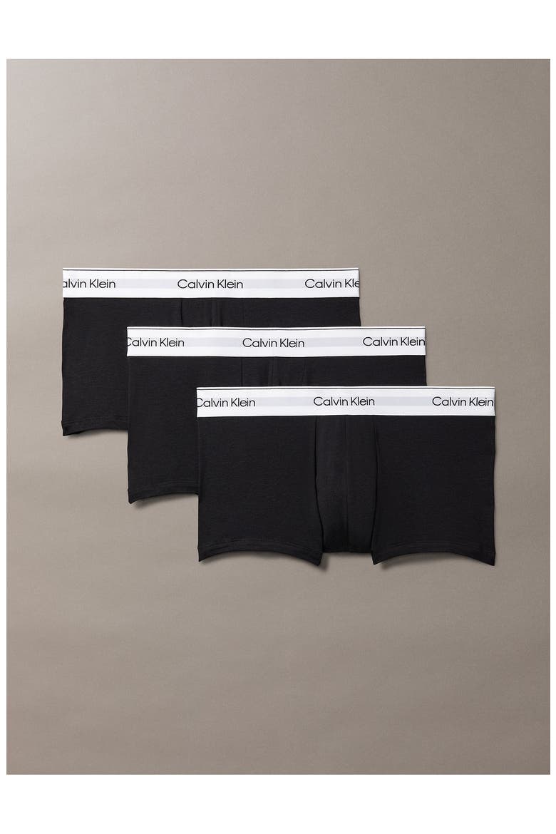 Icon 3-Pack Stretch Cotton Boxer Briefs, Alternate, color, BLACK/ BLACK